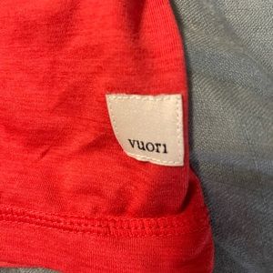 Vuori Red tank top
